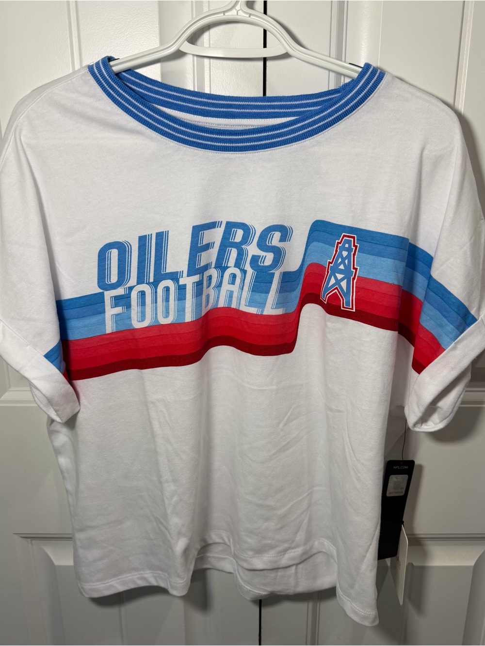 Houston Oilers WEAR by Erin Andrews Women’s XL Retro T-Shirt NFL NWT